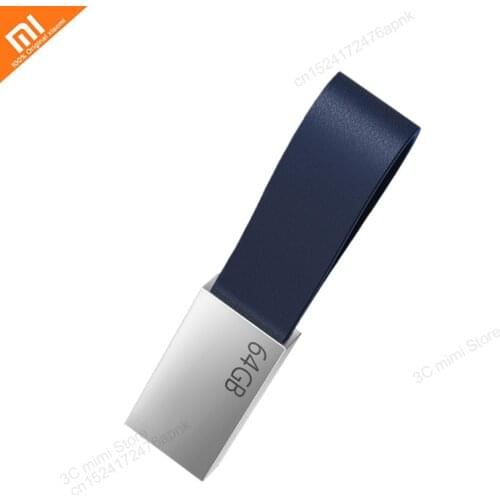 Original xiaomi USB3.0 U disk 64GB high-speed transmission lanyard design, easy to carry metal body fashion from mijia