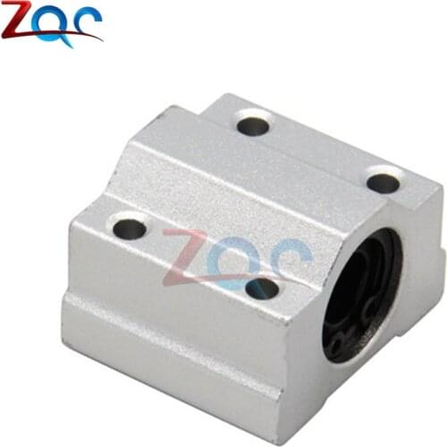 SC8UU SCS8UU 8mm Slide Unit Block Bearing Steel Linear Motion Ball Bearing Slide Bushing Shaft CNC Router DIY 3D PRINTER Parts