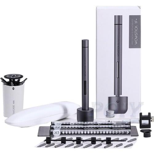 Wowstick 1F+ 64 In 1 Electric Screwdriver Cordless Battery Power Lithium-ion Charge LED Light Mijia Driver Kit