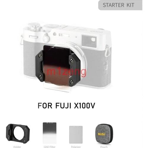 X100V square lens filter system(holder+gnd8+cpl+nd8+bag+natural night filter) for fujifilm X100 X100F X100S X100T camera