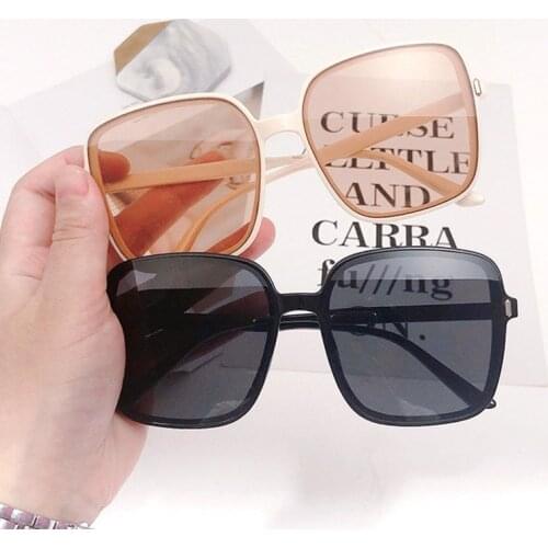 Oversized Frame Nail Sunglasses For Women Fashion Vintage High Quality Sun Glasses Square Frame Eyeglasses Lunette Gafas