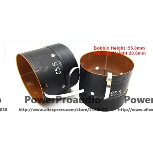 2 pcs High Quality 65.5mm woofer / loudspeaker / speaker voice coil