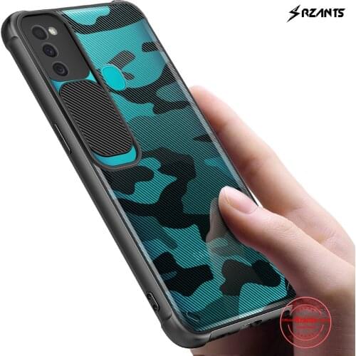 Rzants For Samsung Galaxy M21 M31 M30S Case Hard [Camouflage Lens] Camera Protection Hlaf Clear Cover