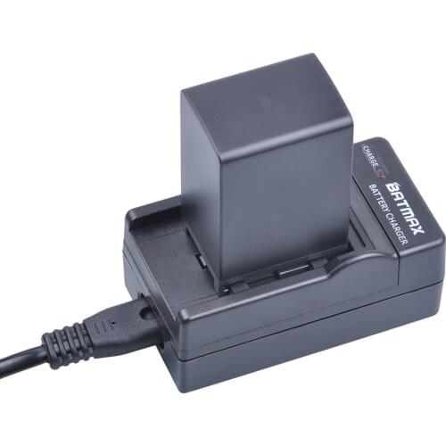 1Pcs 2900mAh BP-828 BP 828 Battery + Battery Charger Kits for Canon VIXIA HF G30, G40, XA20, and XA25 Camcorders Batteries