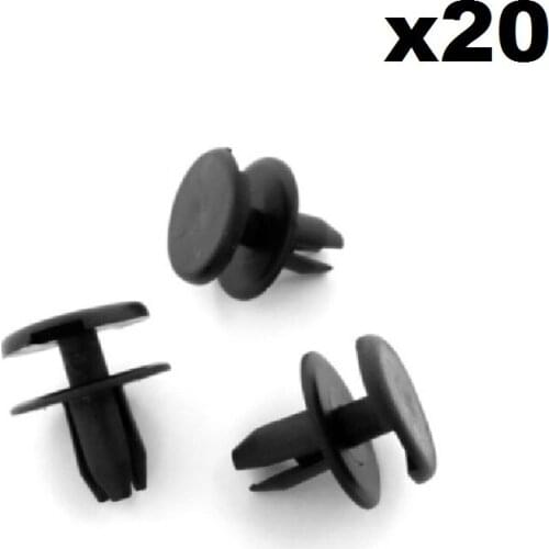 20x For Opel Astra, For Signum, For Vectra Front Bumper Clips / Plastic Rivets