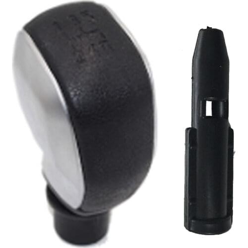 5speed Gear Shift Knob Stick + Lever Adapter For CITROEN PICASSO Elysee C2 C3 C4 XSARA PEUGEOT 206 306 406 207 307 2008 308 3008