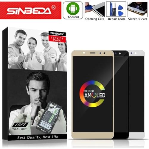 6.0" Super AMOLED Screen For SAMSUNG A6 Plus 2018 A605 A605FN LCD Display Touch Screen Digitizer LCD Display Phone Repair Parts