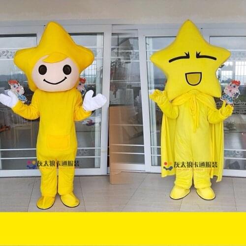 Star Mascot Costume Adult Star Theme Anime Cosplay Costumes Carnival Fancy Dress Mascotte for Fancy Party