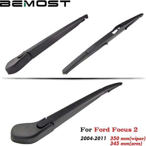 BEMOST Auto Car Rear Wiper Arm Blade Natural Rubber For Ford For Focus 2 350mm Hatchback 2004 2005 2006 2007 2008 2009 2010 2011