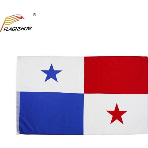 Flagnshow Panama Nautical Flag 3X5 FT Hanging Panamanian National Flags Polyester Free Shipping for Decoration