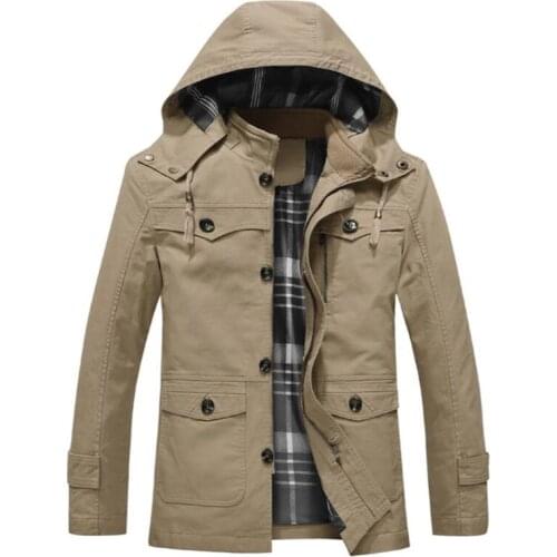 Мужские классические тренчи GIOIO China At AliExpress