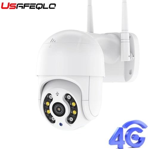 4G SIM Card IP Camera PTZ 1080P 3MP 5MP HD Wireless WIFI Outdoor Security Dome Camera CCTV P2P Onvif Two Way Audio iCsee