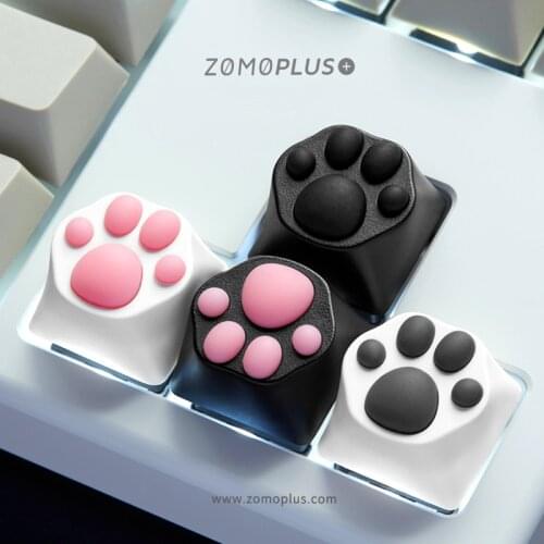 Key cap mechanical keyboard keycap personality design,Cute cat paw Modeling keycap Cherry MX axis ABS silicone keycaps , M18