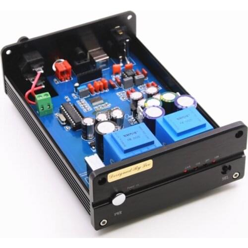 L1852DAC AD1852 24bit 192K hifi DAC support Coaxial optical fiber USB input RCA output