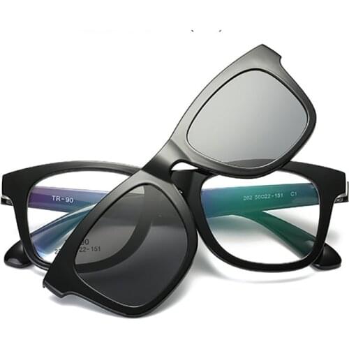 Magnetic Glasses Clip-on Frame 202 Clip-on Glasses Frame Polarized Mirror Coating