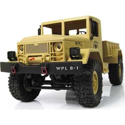 Simulation mini 1/16 4WD off-road military truck climbing model car WPLB-14