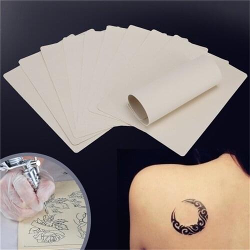 1PCS Tattoo Practice Skin Sheet Blank Plain for Tattoo Needle Machine Supply Kit 20 x 15cm Skin Training Skin Set