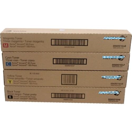 One Set Original New 006R01634/006R01635/006R01636/006R01637 Toner Cartridge for Xerox Versant 80 180 2100 V2100 V3100 Toner