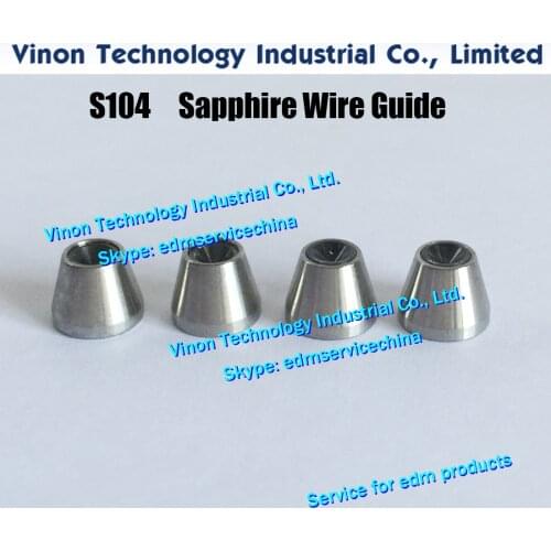 Ø0.27mm edm Wire Guide (Sapphire) S104 3080224, Upper Dies B (Sapphire) 0200113 for AQ,A,EPOC edm machine EDM Sapphire Guide