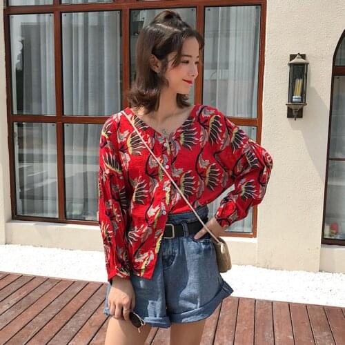 Cheap wholesale 2018 new autumn winter Hot selling womens fashion casual ladies work Shirts G99