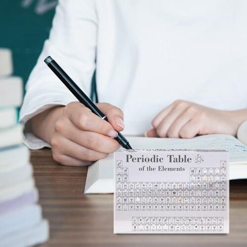 Periodic Table Display With Elements Craft Bottle Decoration Nature Science Toys Decorative For Dropshipping New sticker Decoer