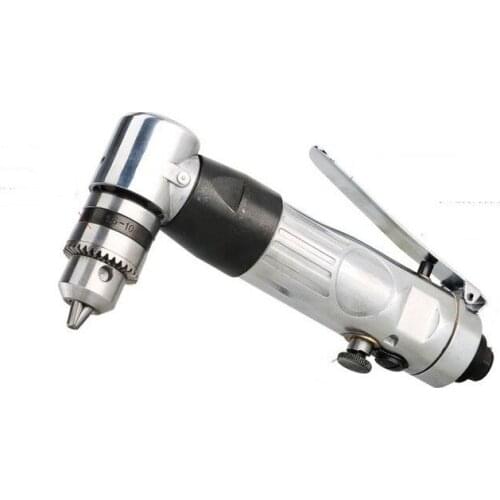 3/8" Self-locking Reversible 90 degree Pneumatic air Drill, speed adjustable Air pneumatic drill with 3 jaw chuck