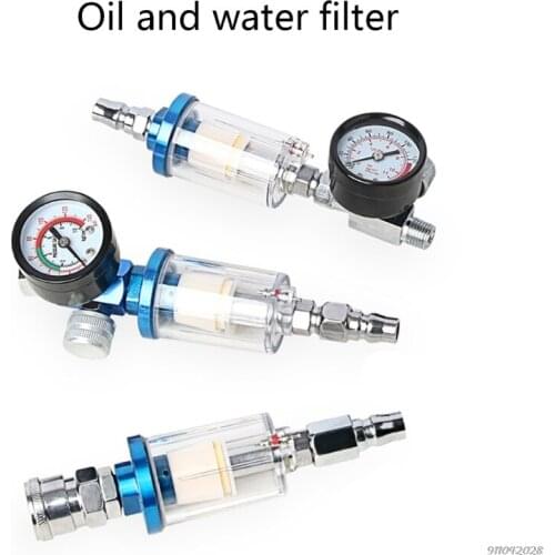 Spray Pneumatic Tool Air Regulator Gauge Water Oil Separator Filter with Copper Filtering Core Fit with Pneumatic Tool Wholesale