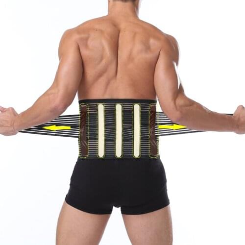 Support Belt Lumbar Disc Herniation Orthopedic Medical Strain Pain Relief Waist Back Lumbar Spine Brace Big Size