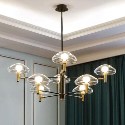 Luminaria pendente crystal Home Decoration E27 Light Fixture living room lustre pendente pendant lights deco chambre