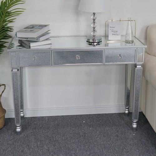 106 x 38 x 76)cm FCH Three Drawers Mirror Table Dressing Table Table Sofa Side Table Console table End Table