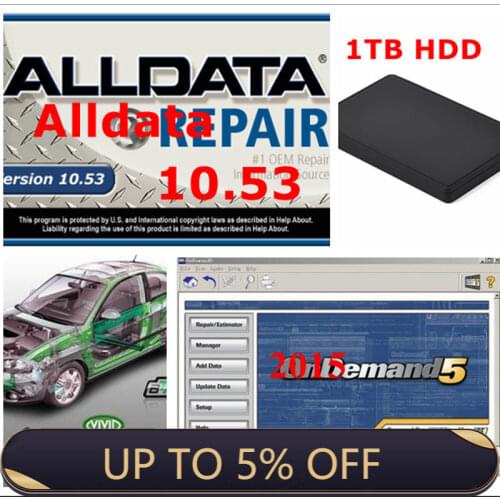 Alldata 10.53v Auto Repair Software Mit/chell Od5 M.itchell On-Demand Elsa ET.KA Vivid Workshop All Data Software 1TB HDD 2021