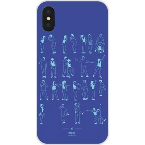 TV Series Friends Soft Mobile Phone Protect Cover Creative Cosplay Phone Case for IPhone XS/ MAX /XR/ 7 /8 plus etc Gifts New