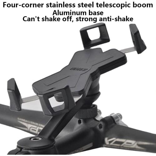 ODIER Universal Motorcycle Mirror Rear View Mount Stem Cap Cell Phone Holder Stand for All Smart Phone