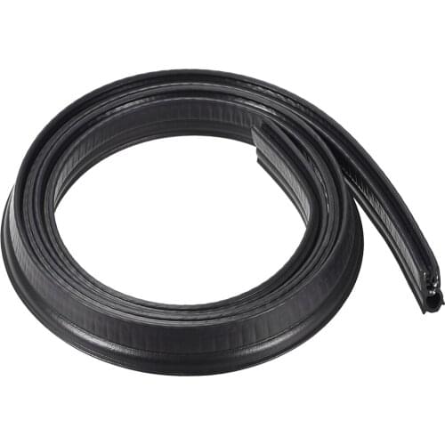 Uxcell 1 Pcs Trim Seal with Top Bulb, EPDM, Fits 1-3mm Edge 1M/3.28Ft Length, 0.83inch Height for Home DIY Application
