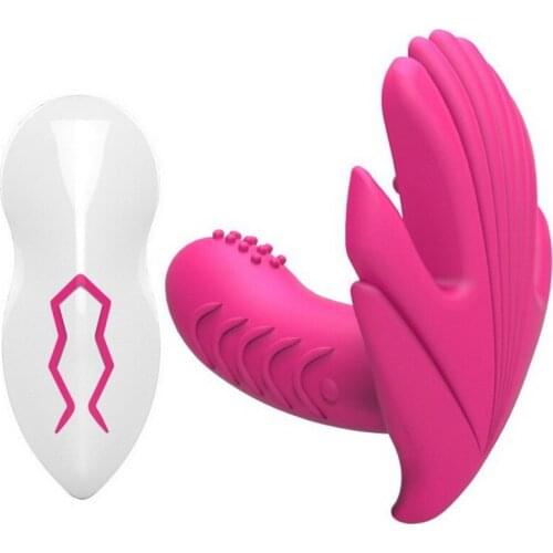 USB Charged Butterfly Vibrator Female Masturbation Wearable Remote Butterfly Vibrator Panties Adult Erotic Toy Sex Products
