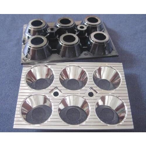 #EPAB-68 High quality Led Reflector Cup, Headlight Reflective Cup, Size: 68X46X10mm, Surface: Plating, PC Materials