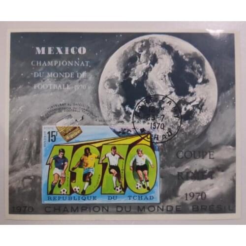 1970 World football souvenir sheet Post Stamps Postage Collection