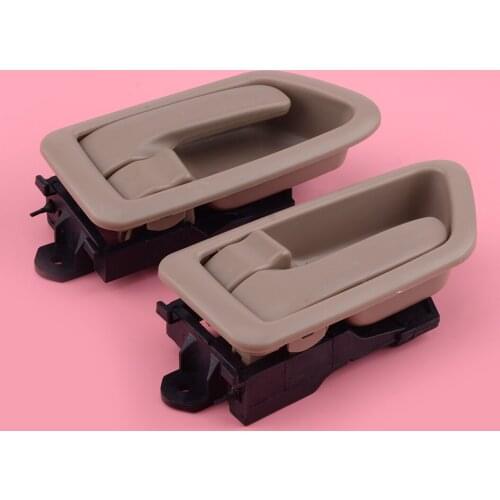 2pcs Beige Left Right Inside Interior Door Handle 692783-3020 692773-3020 Fit for Toyota Camry 1997 1998 1999 2000 2001
