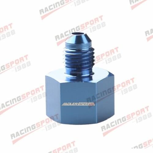 -6AN Female To -4AN Male Reducer Fitting Adapter Aluminum Blue