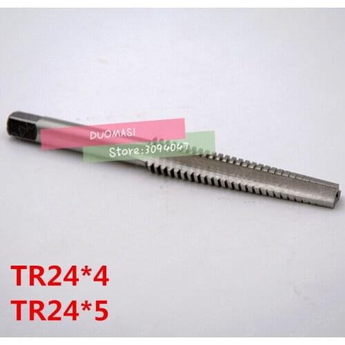 Free shipping 1PCS TR24*4 high speed steel ladder shaped screw machine screw tap, tap machine T type screw thread