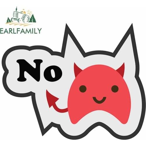 EARLFAMILY 13cm x 10.7cm for Cute Monsters Motorcycle Car Stickers Car Accessories Decal Suitable for VAN RV Bumper Decoration