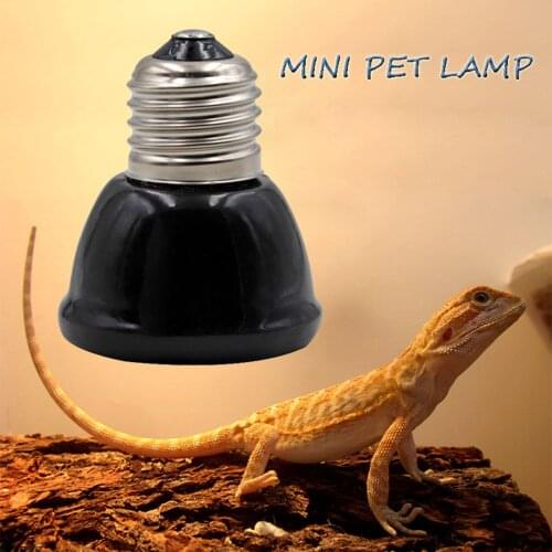 Infrared Ceramic Heating Lamp Reptile Bulb Chicken Lizard Turtle Cage Aquarium Snake No Harm Pet Heater Temperature Control