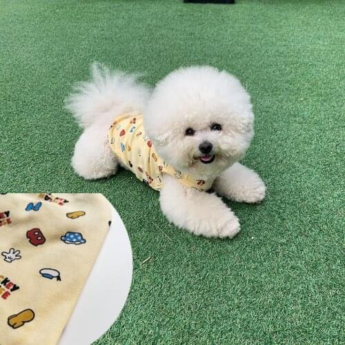 Summer Pet Clothes Dog T-shirt cute cartoon mouse Dog Vest For Small Medium Dogs Accessories Pet Supplies Cat Vest Shirts XS-3XL