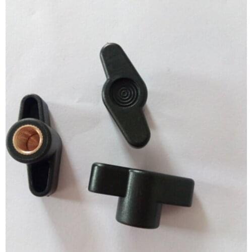 M5 M6 M8 Butterfly Plastic Head Hand Knob Nut Slot Hand Tighten Nuts 4PCS