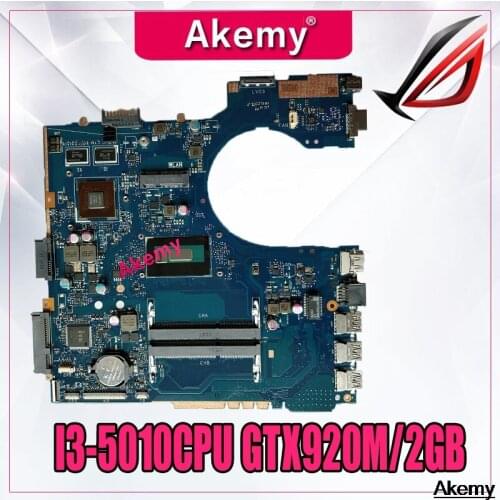 P452LJ I3-5010CPU GTX920M/2GB mainboard REV2.1 For Asus P452L P452LJ P452 DDR3 Laptop motherboard 100% PORT Tested free shipping