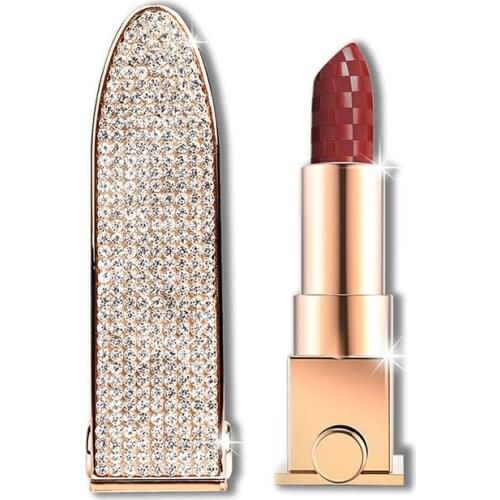 Matte Lipstick Long Lasting Bright Star Diamond Misty Lipstick Cosmetic 4 Colors