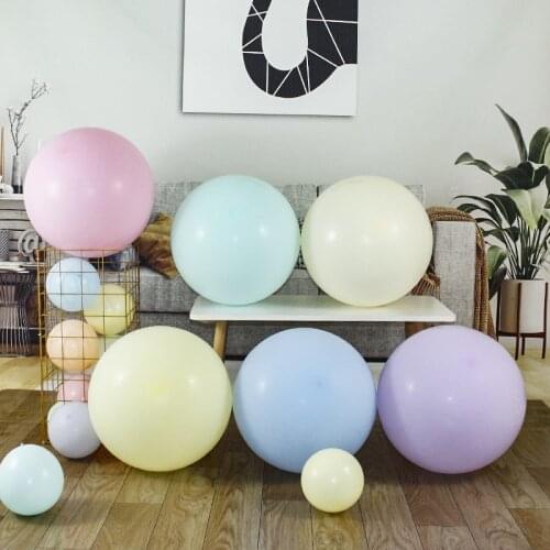 18 Inch Colorful Latex Balloons Inflatable Air Ball Wedding Ceremony Birthday Party Balloon Decoration Kids Toy Photography Prop