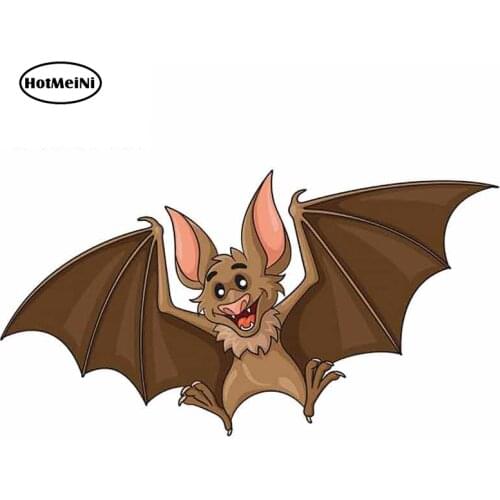HotMeiNi 13cm x 6.9cm for Bat Fine Car Stickers Waterproof Scratch-proof Decal Suitable for RV Vehicle Truck Bumper Window