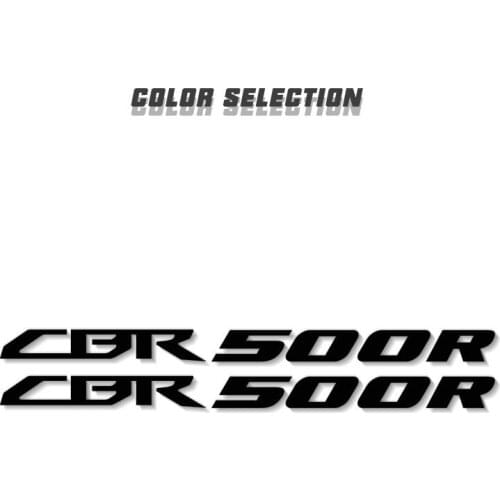 New Motorcycle Bicycle Fuel Tank Sicker Wheel Helmet MOTO Waterproof Reflective Logo For HONDA CBR500R cbr 500r