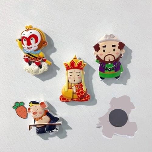 New Cartoon Refrigerator Sticker Set Kitchen Decoration Message Magnetic Sticker Cute Child Toy Gift Magnetic Calendar Marker